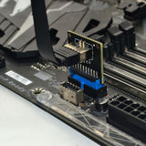 USB 3.1 Type C Front Panel Socket Board USB3.0 19Pin to TYPE-E 20Pin Adapter