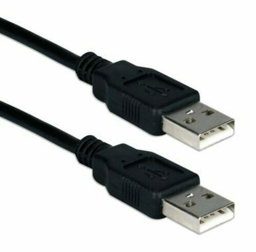 3 Ft USB 2.0 High-Speed Type A Male to A Male Black Cable