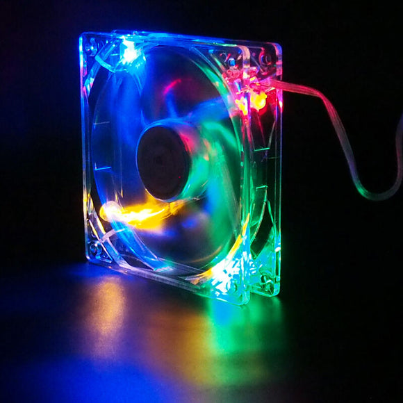 120MM RGB Case Fan.  Molex & 4 Pin Connector