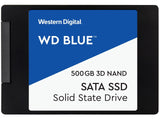 WD Blue 3D NAND 500GB Internal SSD - SATA III 6Gb/s 2.5"/7mm Solid State Drive