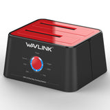 Wavlink USB 3.0 SATA HDD SSD Docking Station Offline Clone 2.5"/3.5" Hard Drive