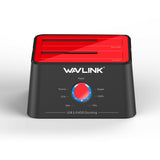 Wavlink USB 3.0 SATA HDD SSD Docking Station Offline Clone 2.5"/3.5" Hard Drive