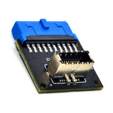USB 3.1 Type C Front Panel Socket Board USB3.0 19Pin to TYPE-E 20Pin Adapter